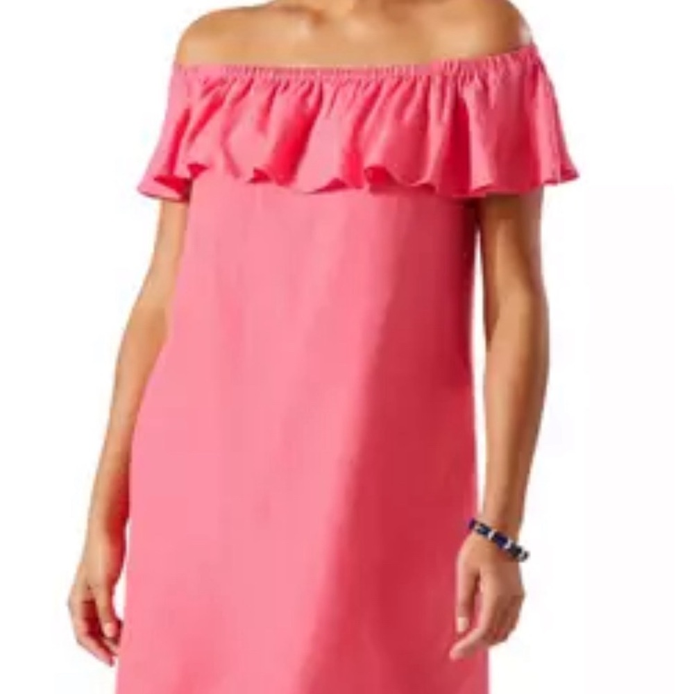 Tommy Bahama St. Lucia Linen Off-The-Shoulder 100% Linen - Image 3